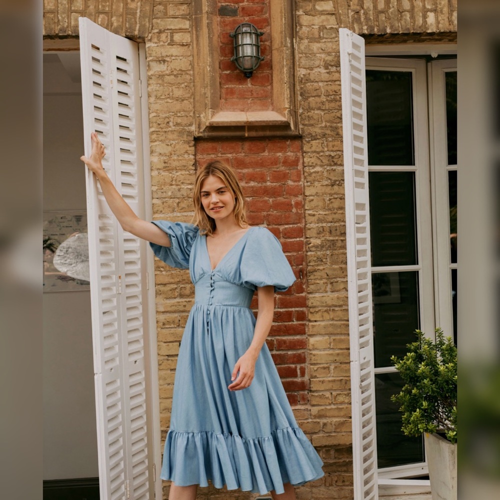 Charina Sarte blue dress